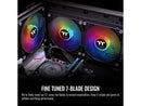 Thermaltake CT140 ARGB Sync PC Cooling Fan (2-Fan Pack), 5V Motherboard Sync,