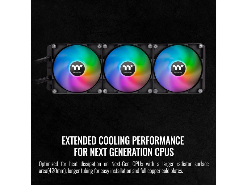 Thermaltake TH420 ARGB Sync All-In-One Liquid Cooler, AMD(AM5/AM4) Intel(LGA