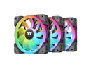 Thermaltake SWAFAN EX 12 RGB PC Cooling Fan, 3 Pack, 500 ~ 2000 RPM, Magnetic