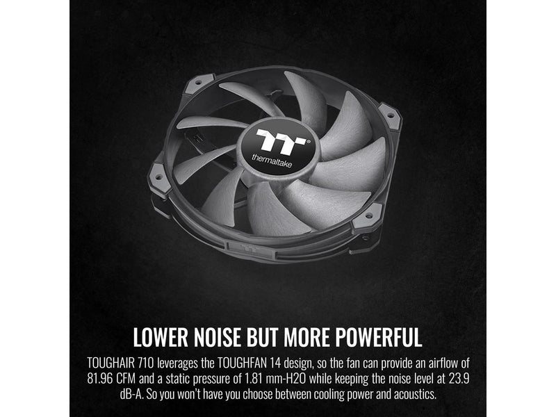 Thermaltake TOUGHAIR 710 250W TDP CPU Cooler, Intel LGA 1700/1200, AMD AM5/AM4,