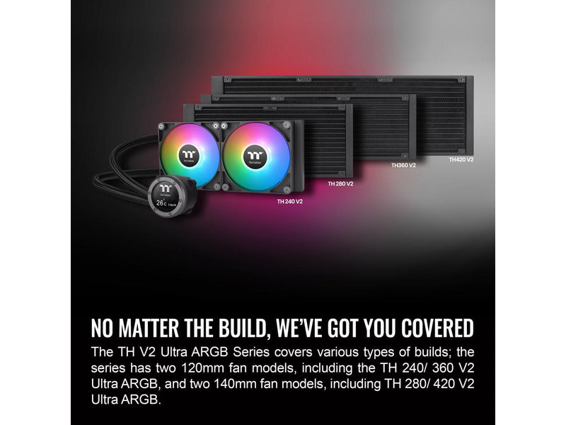Thermaltake TH360 V2 Ultra ARGB Sync/AlO Liquid Cooler/ARGB Fan 120*3/PWM