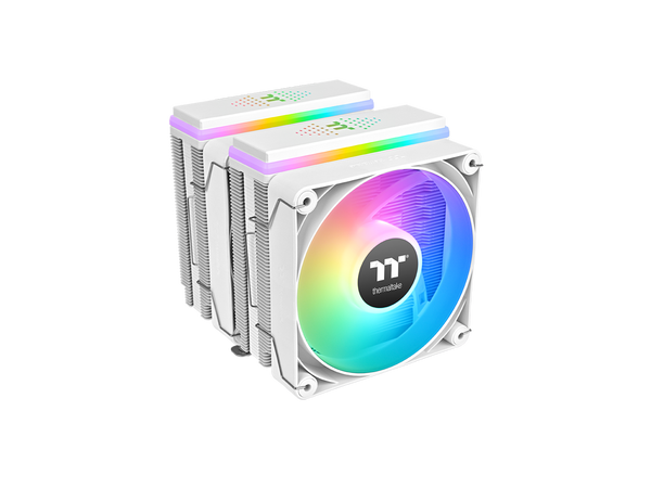 Thermaltake ASTRIA 600 ARGB CPU Cooler; 6 Copper Heat Pipes; 2x120mm PWM Fans;