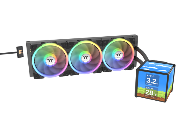 Thermaltake MINECUBE 360 Ultra CPU Liquid Cooler; Intel/AMD Compatible; 3x120mm