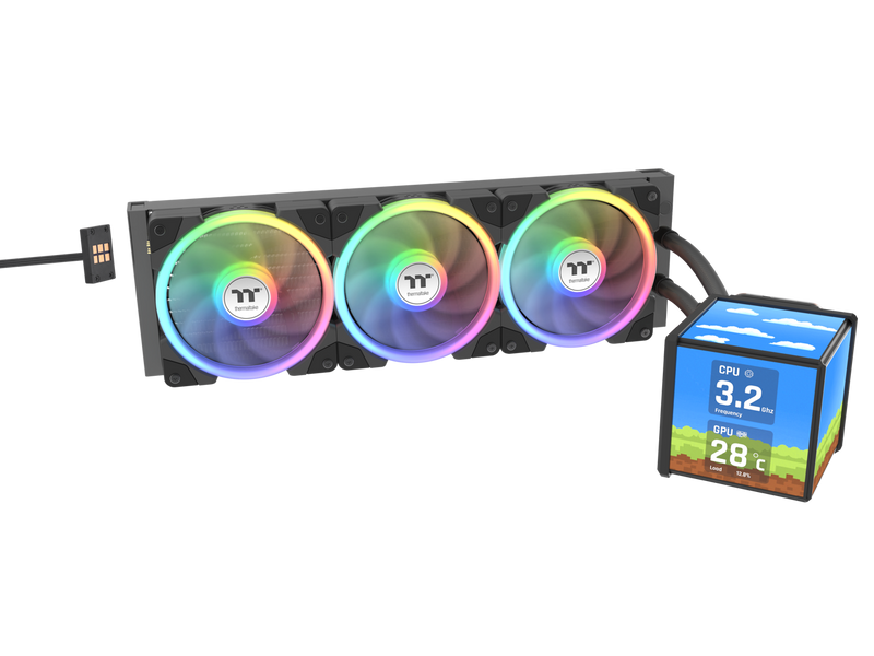 Thermaltake MINECUBE 360 Ultra CPU Liquid Cooler; Intel/AMD Compatible; 3x120mm