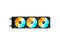 GIGABYTE GAMING 360 liquid CPU Cooler, 360mm Radiator with 3x 120mm low noise