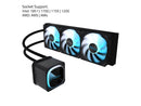GIGABYTE EAGLE 360 - AIO Liquid CPU Cooler - 360mm Radiator, 3x 120mm