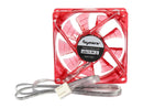 Bgears b-PWM 80mm Red Cooling b-PWM 80 Red 2Ball Translucent Red