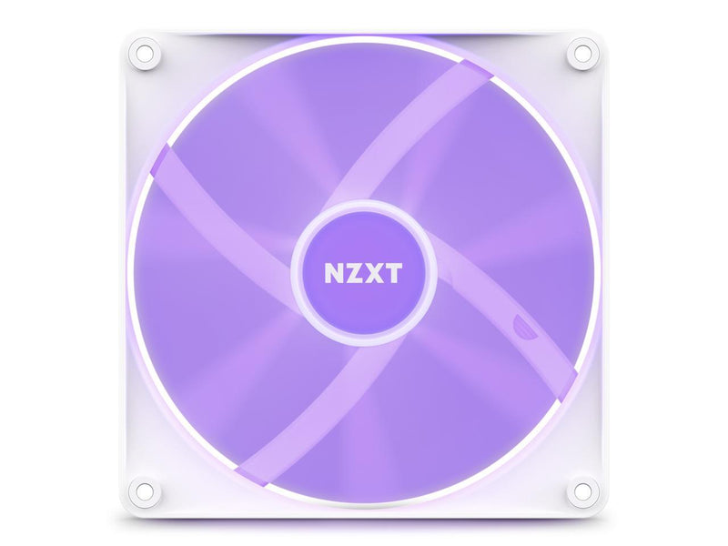 NZXT F140 RGB Core Fan - F-C14DF-W1 - 140mm Hub-Mounted RGB Fan - Sublime RGB