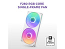 NZXT F280 RGB CORE RF-U28HF-W1 280mm RGB LED Single-Frame RGB Fan Unit