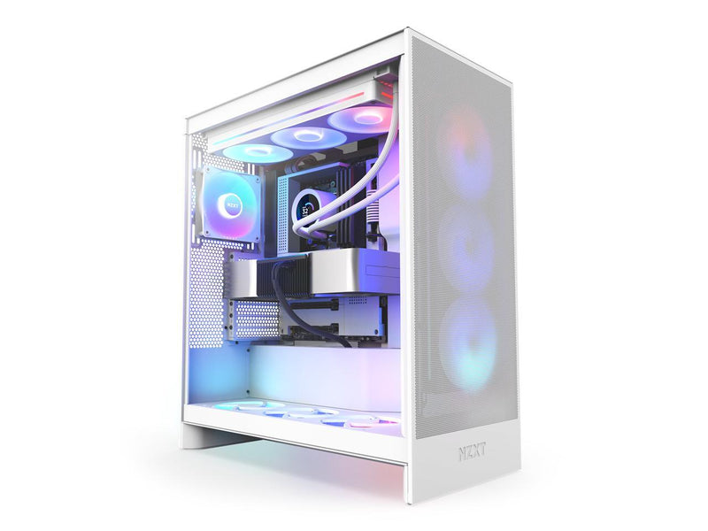 NZXT KRAKEN PLUS RGB 360 MM WHITE AIO LIQUID COOLER WITH 1.54" LCD & RGB CORE