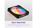 NZXT F140 RGB Black 140mm PWM Addressable RGB Case Fan