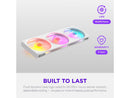 NZXT F360 RGB White 360mm PWM Single-Frame Addressable RGB Fan