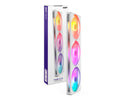 NZXT F420 RGB White 420mm PWM Single-Frame Addressable RGB Fan