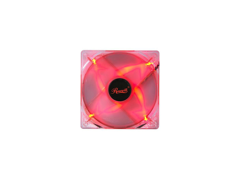 Rosewill 120mm 4 Red LED Case Fan RFA-120-RL Red