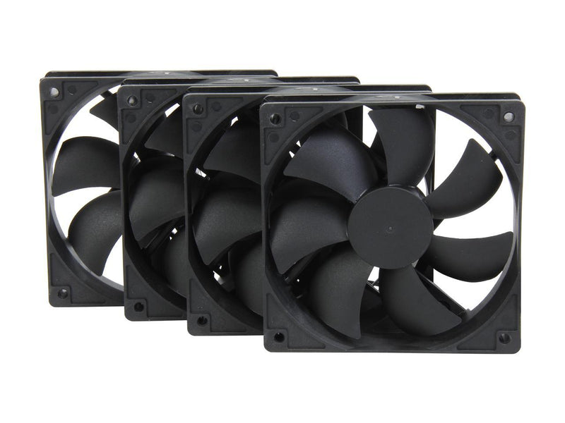 Rosewill 120mm Case Fan 4-Pack, Long Life Sleeve Bearing Computer Case