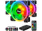 Rosewill RGBF-S12003 (3-Pack) 120mm Addressable RGB Fans and 8-Port Hub Set,
