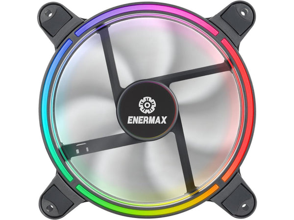 Enermax T.B. RGB 140mm Unique Halo Arc-Shaped Frame RGB LED Case Fan Single