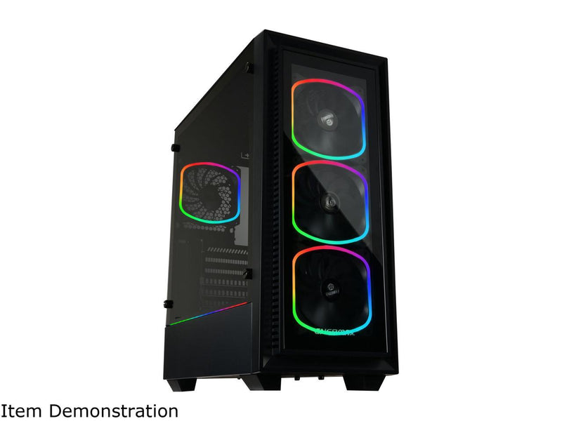 Enermax Squa RGB PWM 120mm Case Fan, Addressable RGB Sync Via