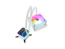 Enermax AQUAFUSION ADV 120 ARGB AIO CPU Liquid Cooler White, Infinity Mirror RGB