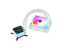 Enermax AQUAFUSION ADV 120 ARGB AIO CPU Liquid Cooler White, Infinity Mirror RGB