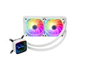 Enermax AQUAFUSION ADV 240 ARGB AIO CPU Liquid Cooler White, Infinity Mirror RGB