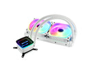 Enermax AQUAFUSION ADV 240 ARGB AIO CPU Liquid Cooler White, Infinity Mirror RGB