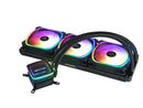 Enermax AQUAFUSION ADV 360 ARGB AIO CPU Liquid Cooler, Infinity Mirror RGB Pump,