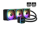 Enermax AQUAFUSION ADV 360 ARGB AIO CPU Liquid Cooler, Infinity Mirror RGB Pump,