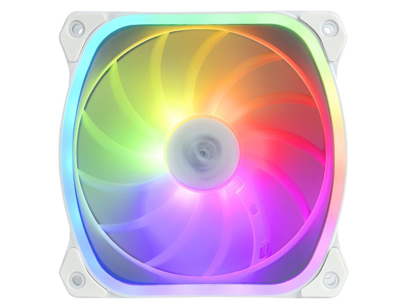 ENERMAX AQUAFUSION ADV 360 ARGB AIO CPU Liquid Cooler White, Infinity Mirror RGB