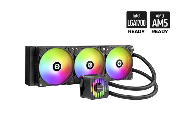 ENERMAX LIQMAXFLO 360 ARGB AIO CPU Liquid Cooler - 60mm VRM Fan up to 3000 RPM,