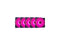Apevia CO512L-PK Cosmos 120mm Pink LED Ultra Silent Case Fan w/ 16 LEDs