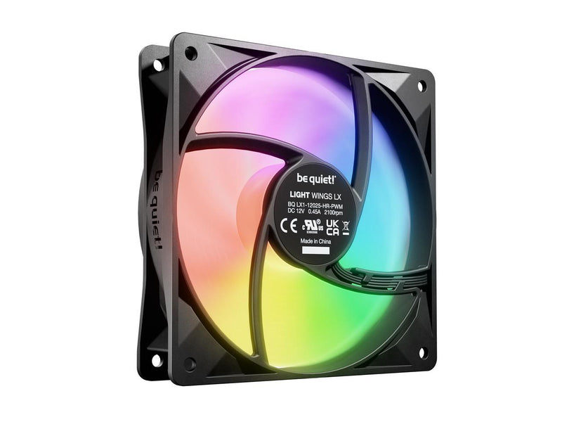 be quiet! LIGHT WINGS LX 120mm PWM high-speed BL124 120 mm ARGB LED Case Fan -