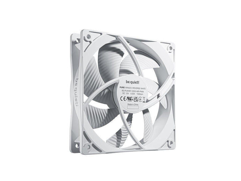 be quiet! Pure Wings 3 120mm PWM Reverse White Triple-Pack