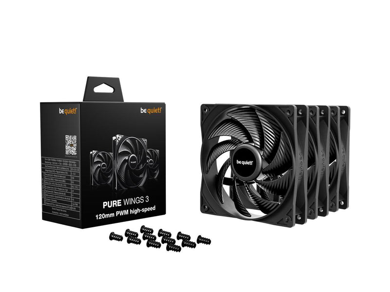 be quiet! Pure Wings 3 140mm Quiet PWM High-Speed Case Fan | Speed-regulating