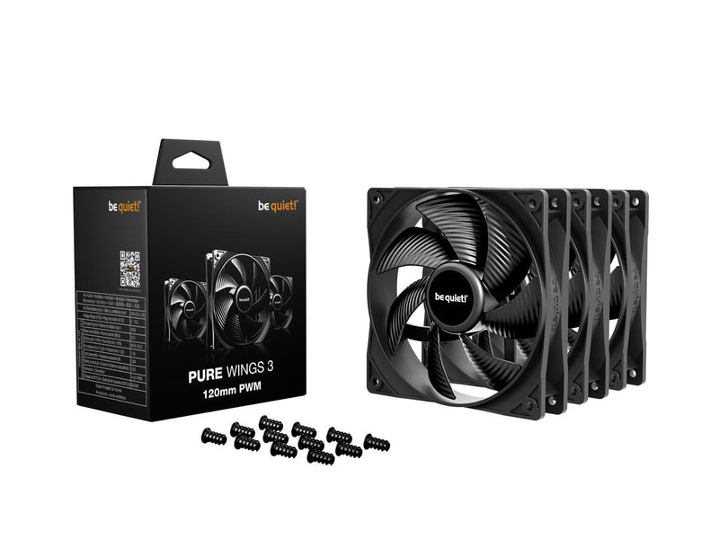 be quiet! Pure Wings 3 140mm Quiet PWM High-Speed Case Fan | Speed-regulating
