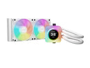 be quiet! Light Loop IO LCD 240mm White - High-Performance ARGB AIO Liquid CPU