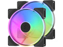 Fractal Design Prisma FAN-PRI-AL18-PWM-2P 180 mm Addressable RGB LED Case Fan