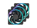 Fractal Design Momentum 12 RGB PWM Black 120 mm ARGB LED FDB (Fluid Dynamic