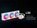 SAMA L50 360mm Liquid CPU Cooler AIO Cooler with ARGB Infinity Mirror Effect