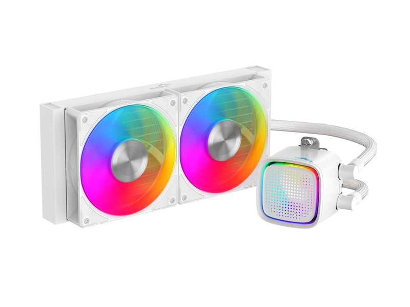 SAMA L50 240mm Liquid CPU Cooler AIO Cooler with ARGB Infinity Mirror Effect -