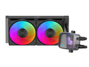 SAMA L70 240mm Liquid CPU Cooler AIO Cooler with ARGB Infinity Mirror Effect