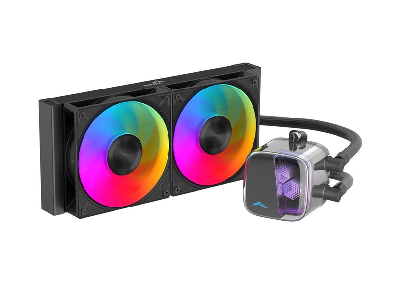 SAMA L70 240mm Liquid CPU Cooler AIO Cooler with ARGB Infinity Mirror Effect
