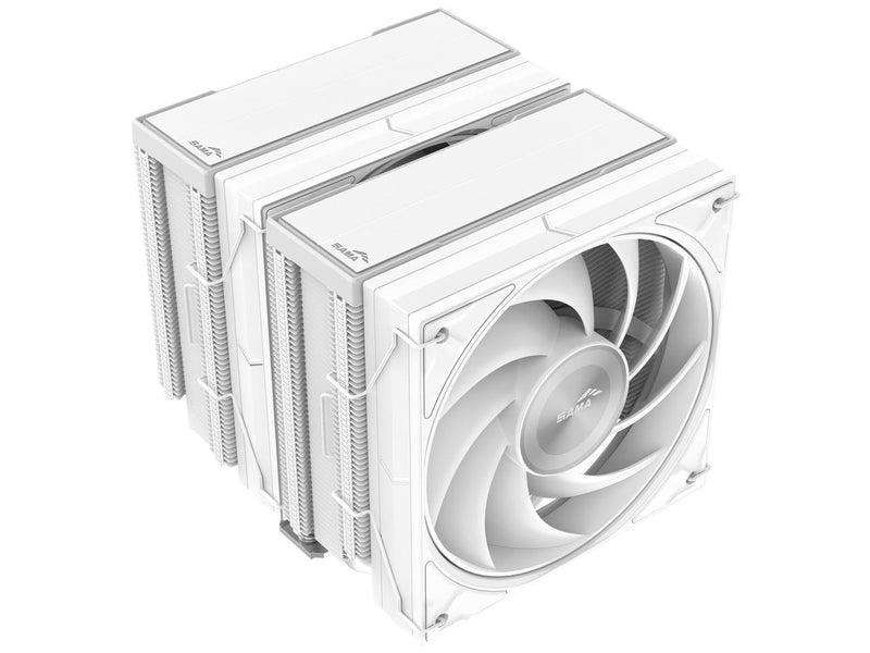 SAMA A60W Dual-Tower CPU Air Cooler Aluminum Top Cover 6 Copper Heat Pipes, Dual