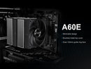 SAMA A60E  Dual-Tower CPU Air Cooler Aluminum Top Cover 6 Copper Heat Pipes,