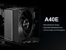 SAMA A40E Single-Tower CPU Air Cooler Aluminum Top Cover 4 Copper Heat Pipes,