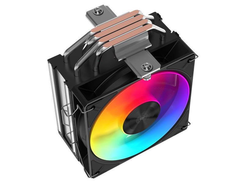 SAMA X40L Single-Tower CPU Air Cooler, ARGB Plastic Top Cover, 4 Copper Heat