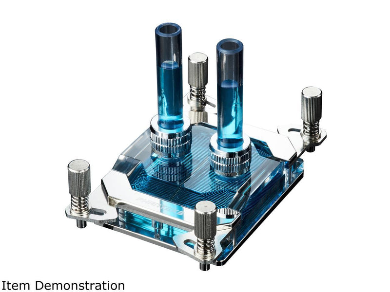 Phanteks CPU Water Block Acrylic Cover RGB LED Chrome Cooling - PH-C399A_CR01