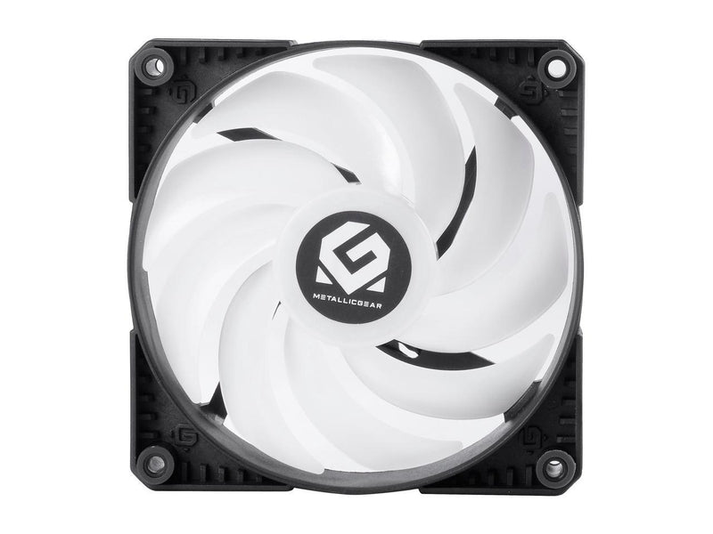 MetallicGear Skiron RGB MG-F120PRGB_BK 120mm RGB LED Case Fan