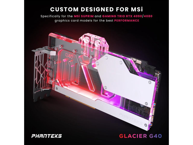 Phanteks Glacier G4090 MSI Water Block Bundle Glacier G4090 MSI Water Block