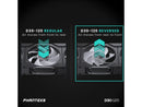 Phanteks D30-120 DRGB PWM FAN 3Pack, Reverse Airflow Model, Premium D-RGB